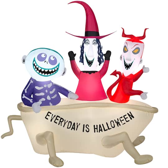 Michaels, 5.5ft. Airblown® Inflatable Halloween Lock Shock and Barrel in Tub – Category: Shop all Inflatables